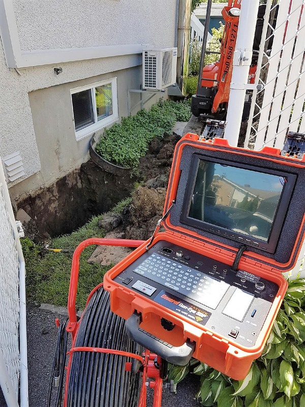 Camera pour inspection de drains francais